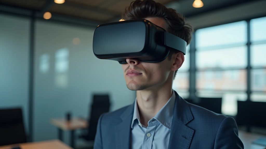 VR akiniai naudojami mokymosi sesijoje